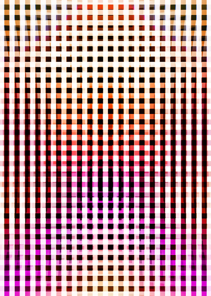Illusion colorful design