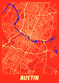 Austin Retro City Map
