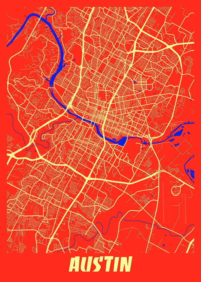 Austin Retro City Map