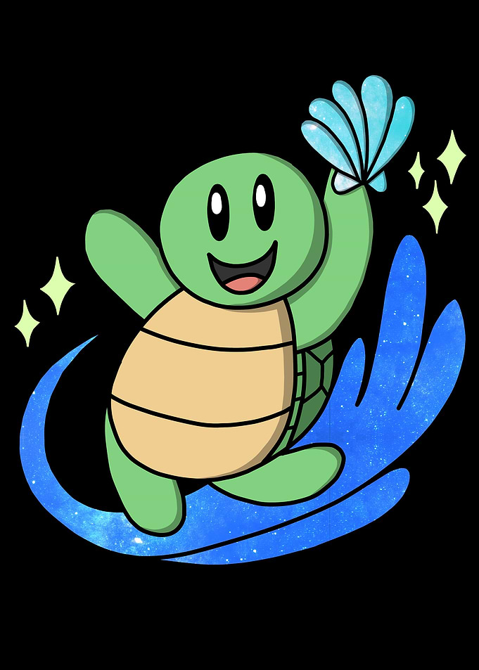 Cute Turtles Seashell
