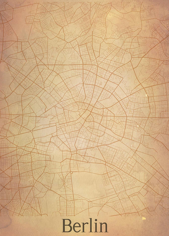 Berlin Germany City Map