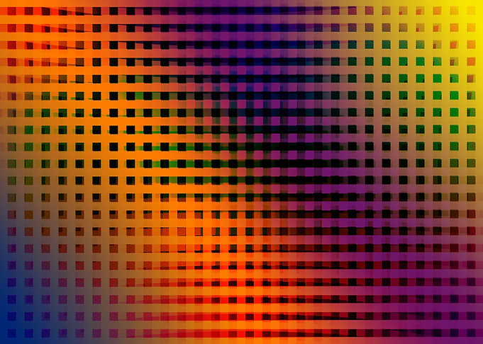 Illusion colorful design