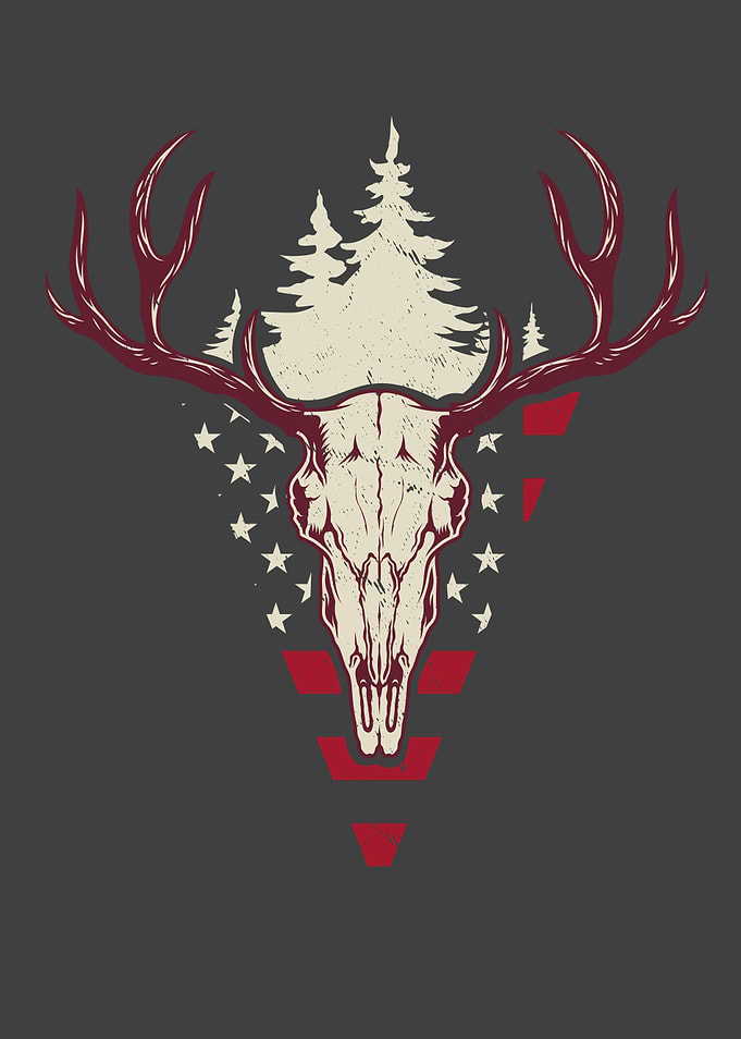 Deer Hunters Deer Skull on