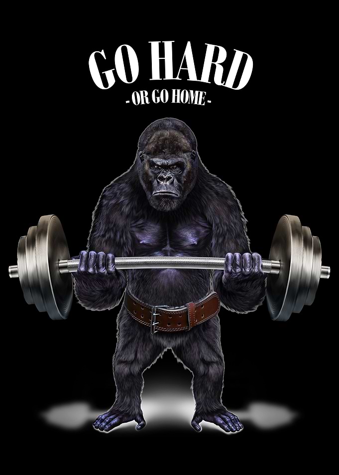 Gorilla Weightlifting