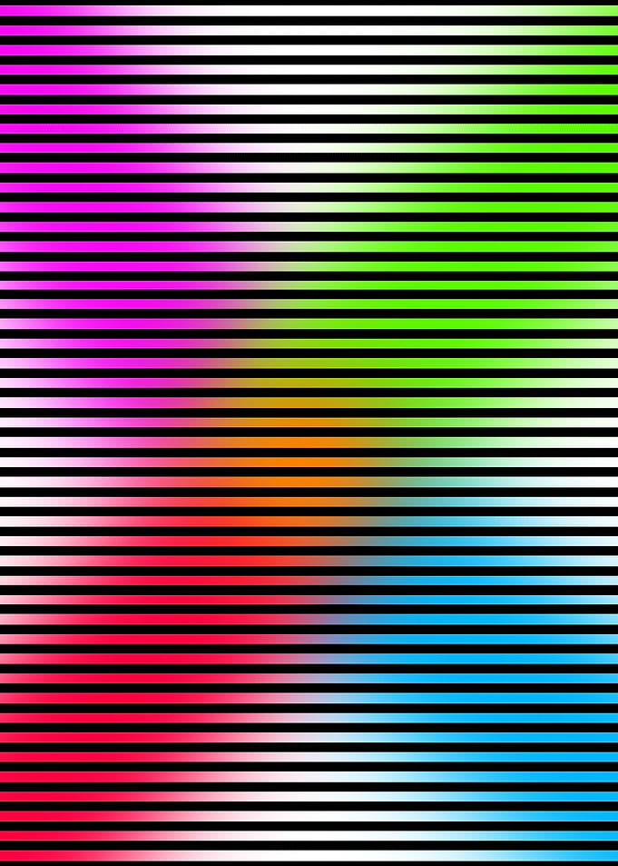 Colorful illusion design
