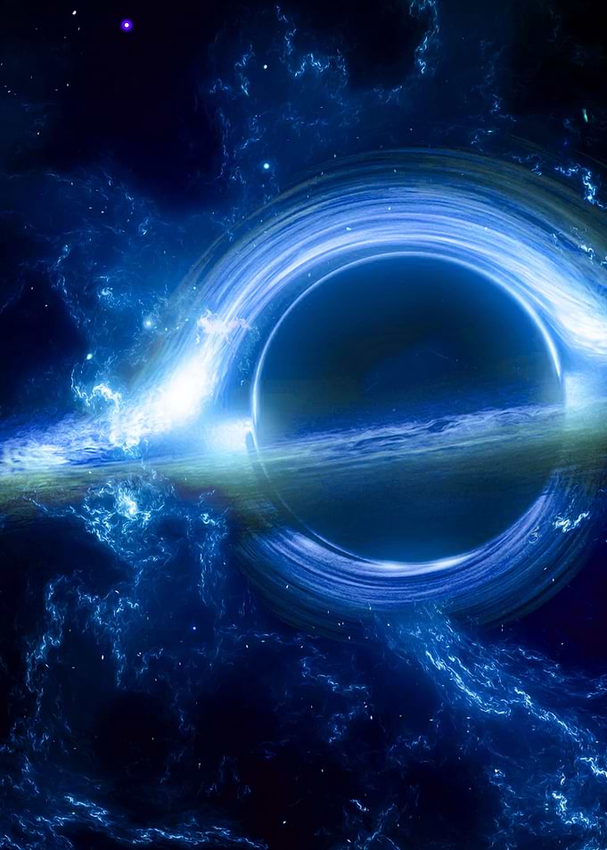 Blue Black Hole