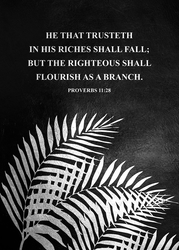 Proverbs 11 28