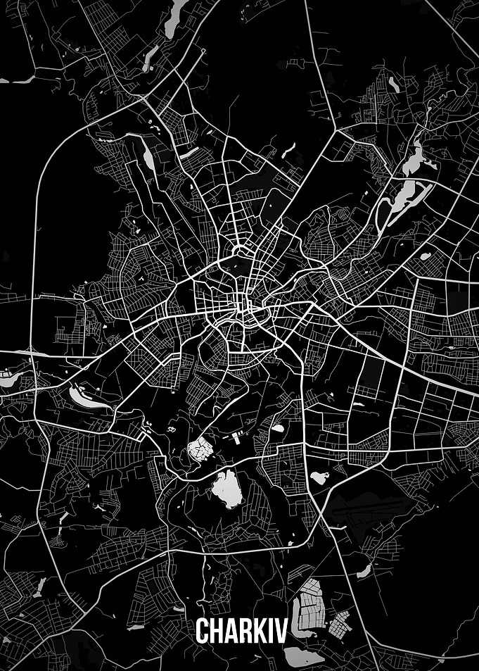 Charkiv dark map