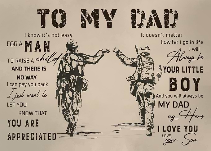 to My Dad Gift from Son