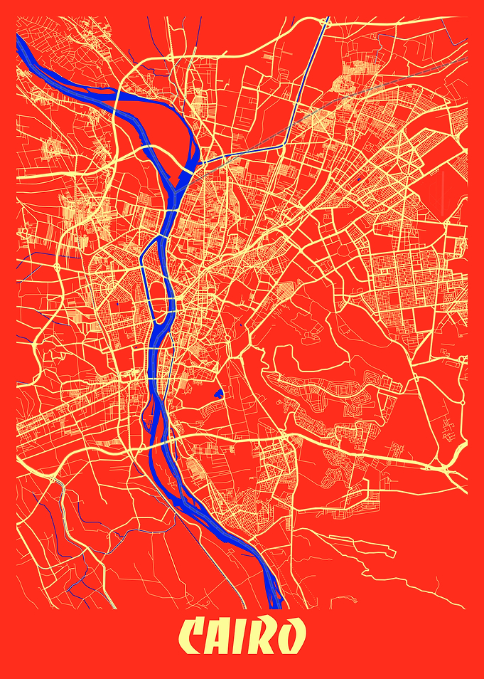 Cairo Retro City Map