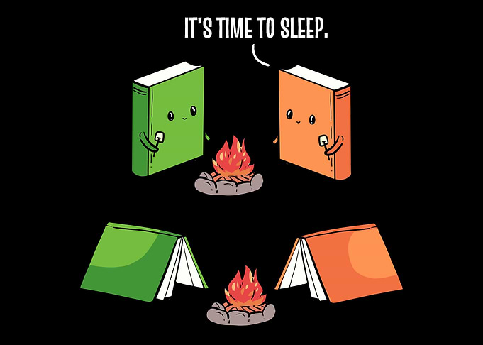 Sleep Camp Bookish and Nat