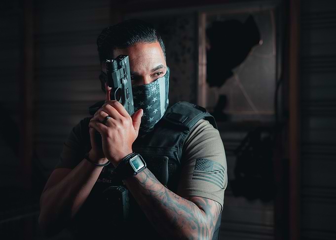 Armed officer