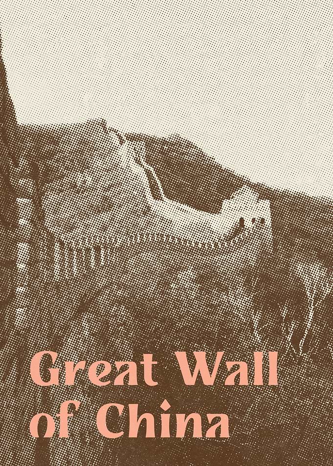 Retro Great Wall of China