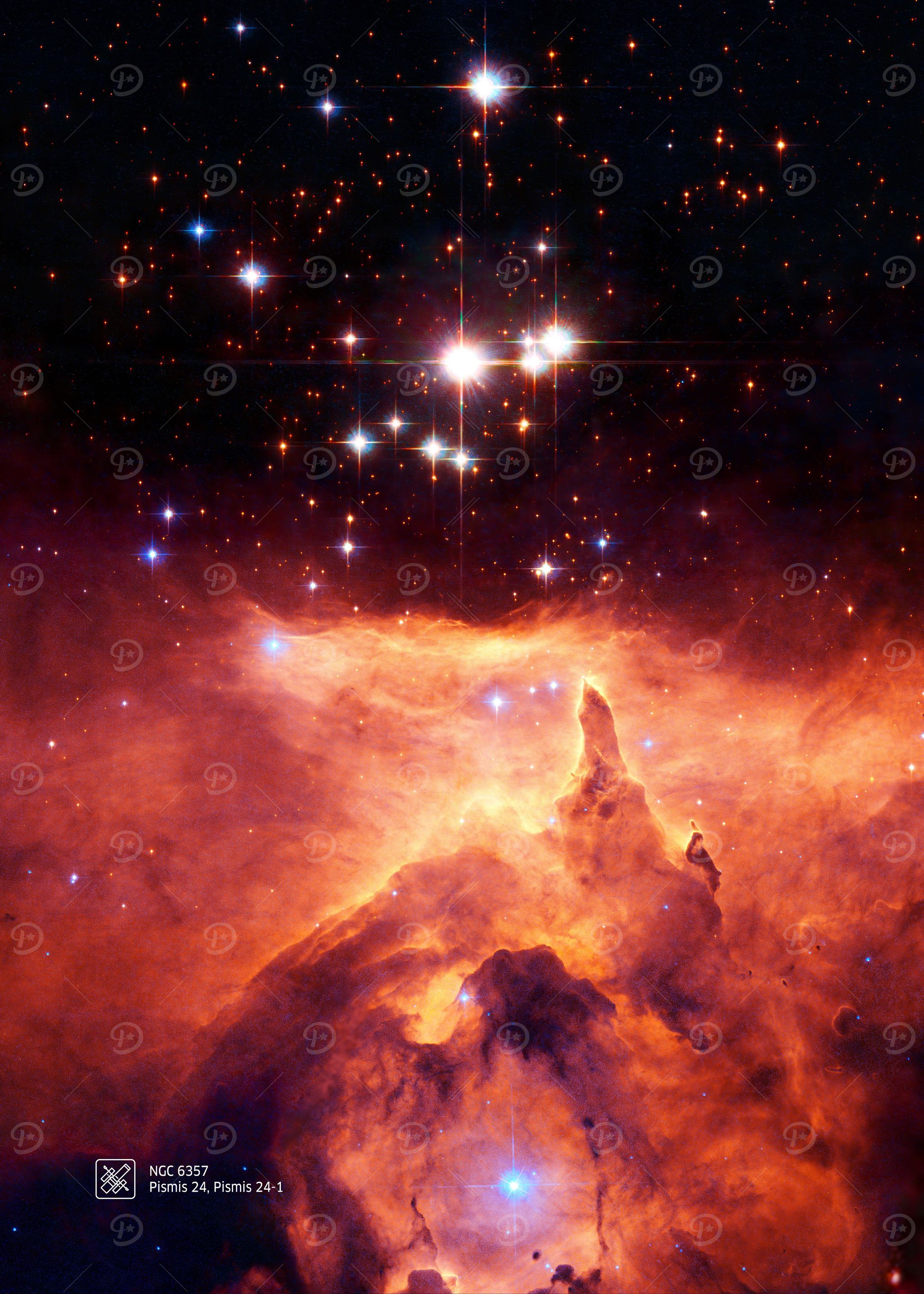 Pismis 24 emission nebula