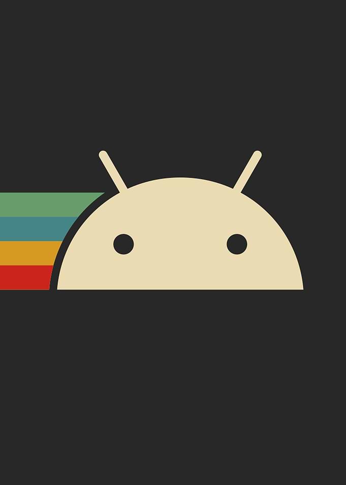 Dark black ANDROID OS