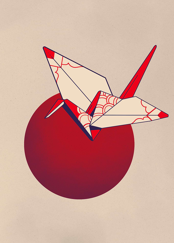 Origami japan art