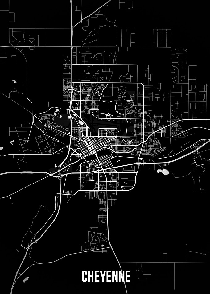 Cheyenne dark map