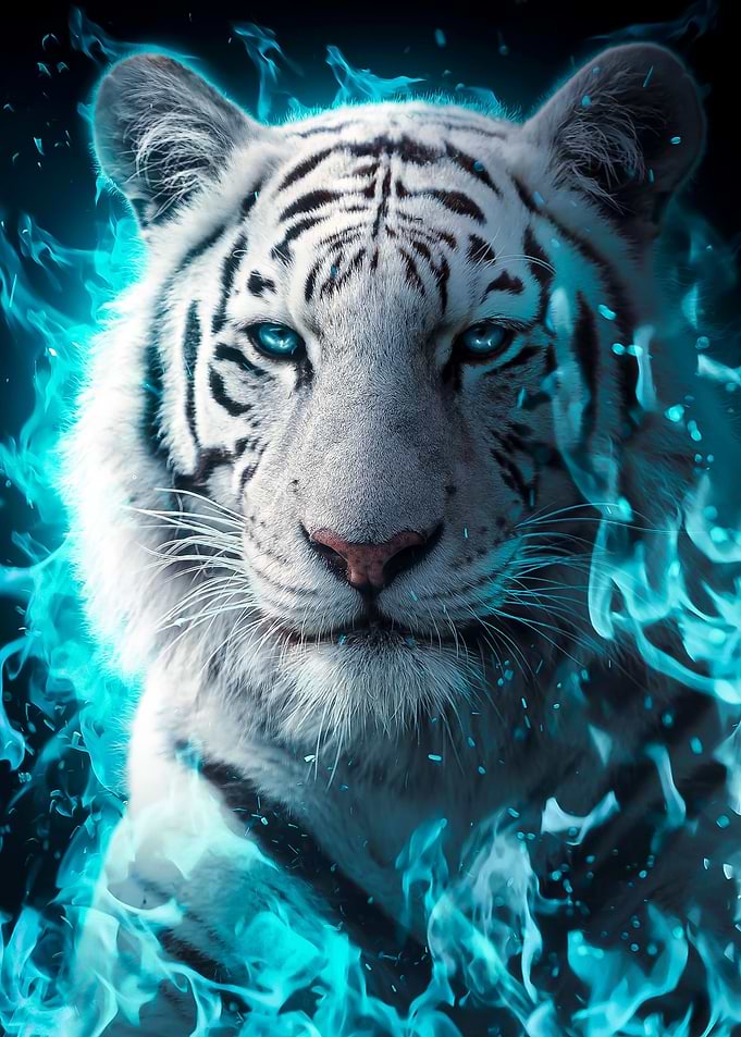 siberian tiger blue fire