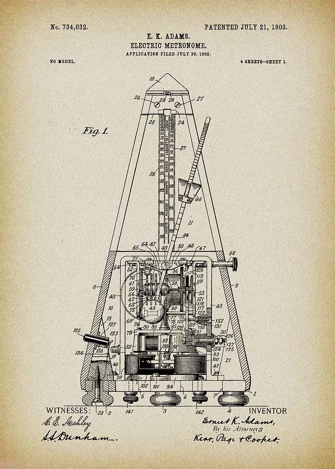 Electric metronome