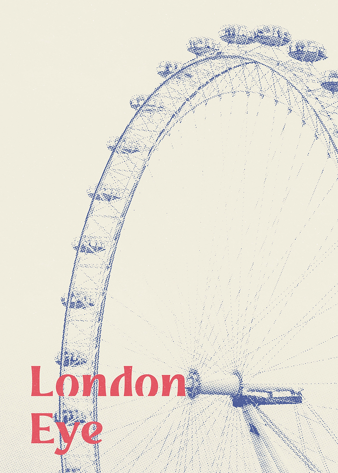 Retro London Eye