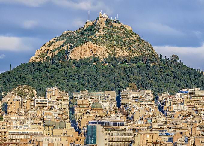 Athens Greece Aerial View