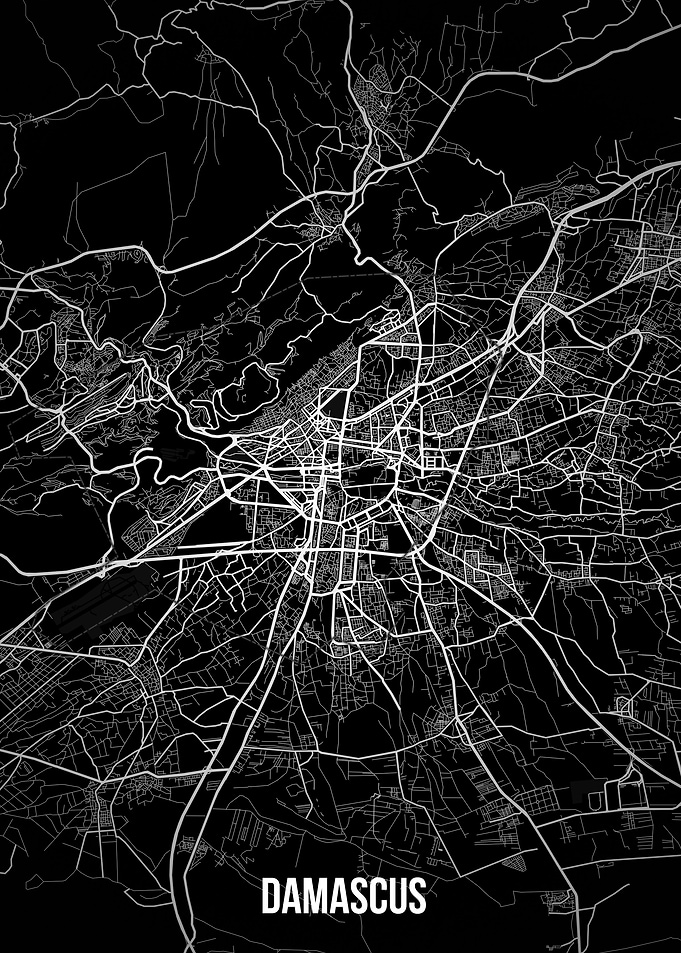 Damascus dark map