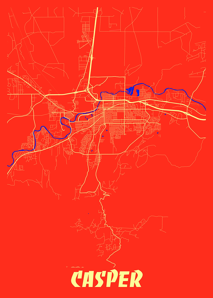 Casper Retro City Map