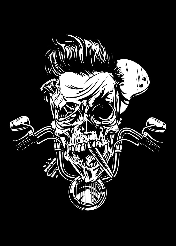Biker Skull