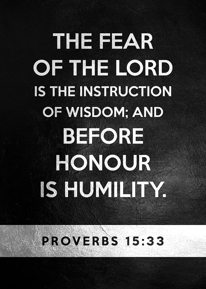 Proverbs 15 33