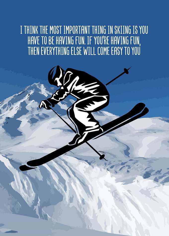 Ski Winter Sports Wall Art