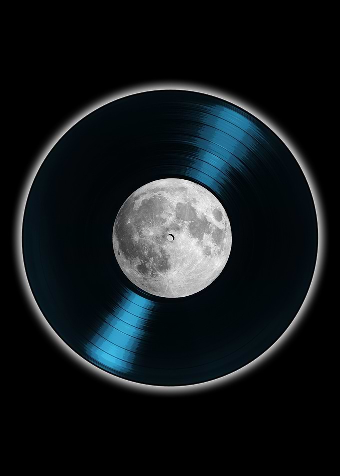 Full Moon Vinyl Record