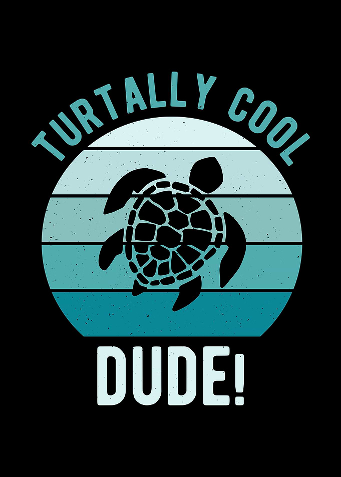 Funny Sea Turtle