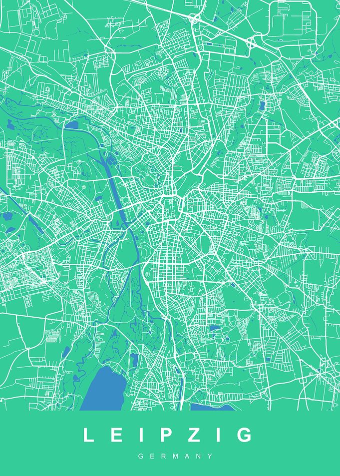 LEIPZIG City Map Germany