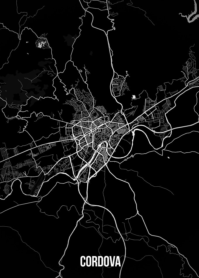 Cordova dark map