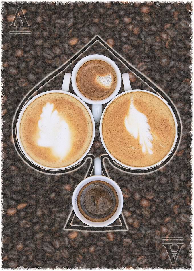 Coffee cup Ace of Spades