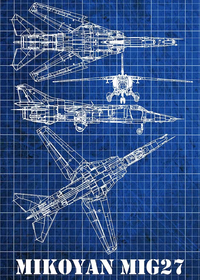 Mikoyan MiG 27 Blueprint