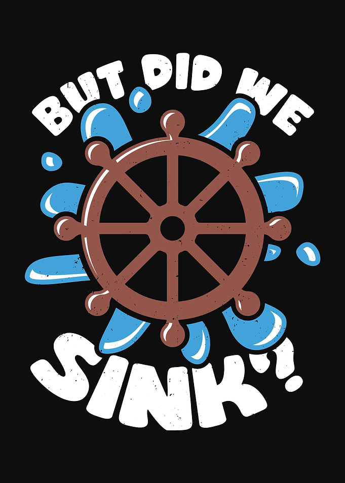 Funny Boat Captain Design