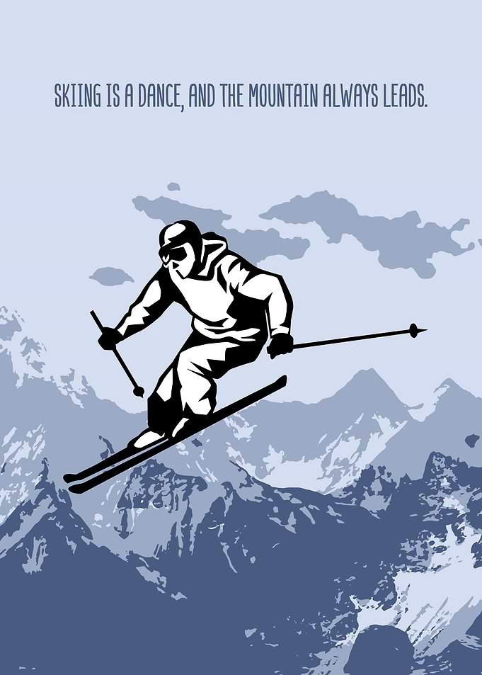 Ski Winter Sports Wall Art