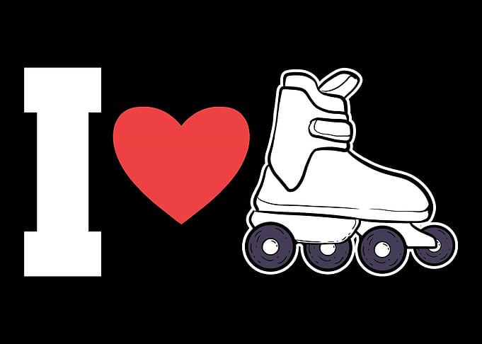 I love Skating Roller Skat