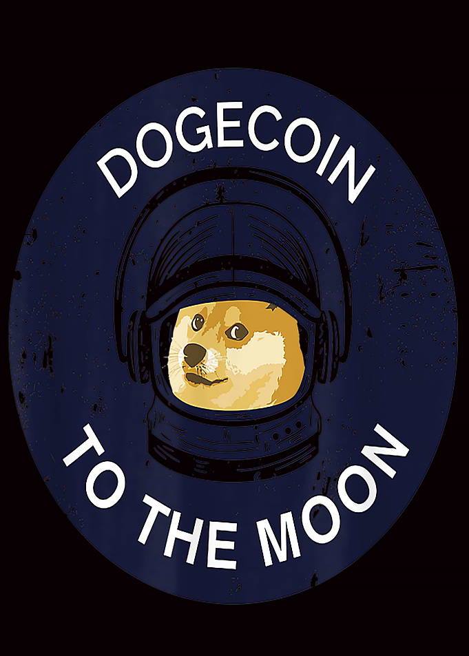 Dogecoin To The Moon Meme