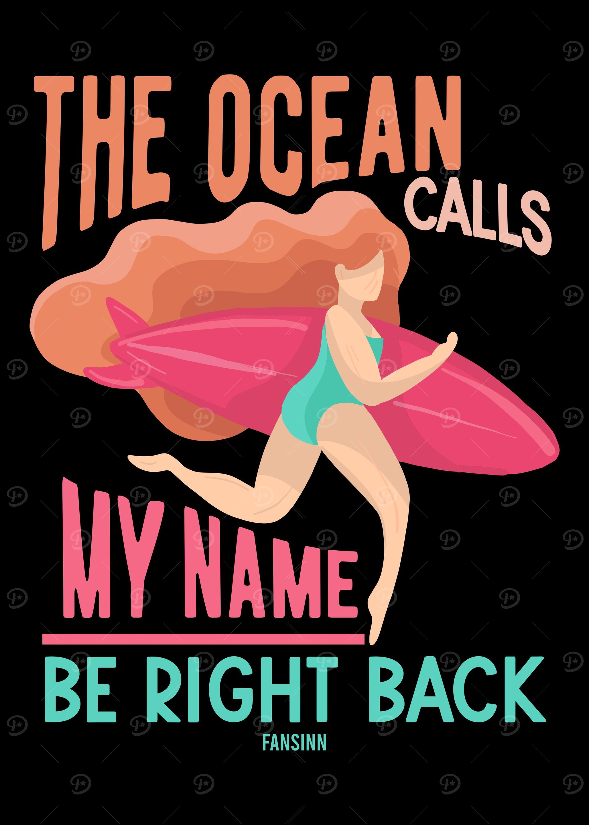 Woman surfboard beach surf