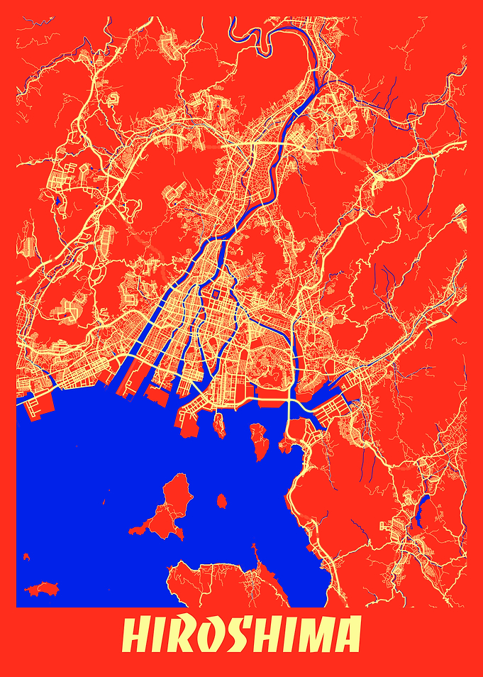 Hiroshima Retro City Map