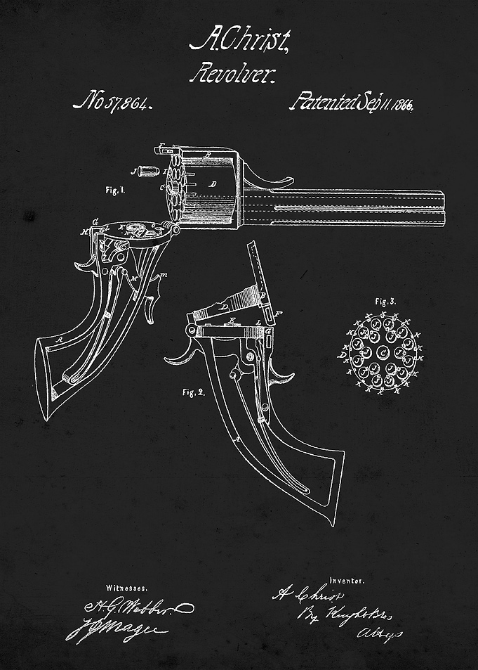 Revolving fire arms 1866