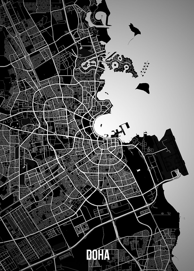 Doha dark map