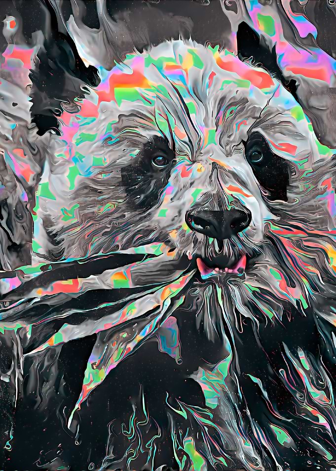 Glitch Liquid Panda