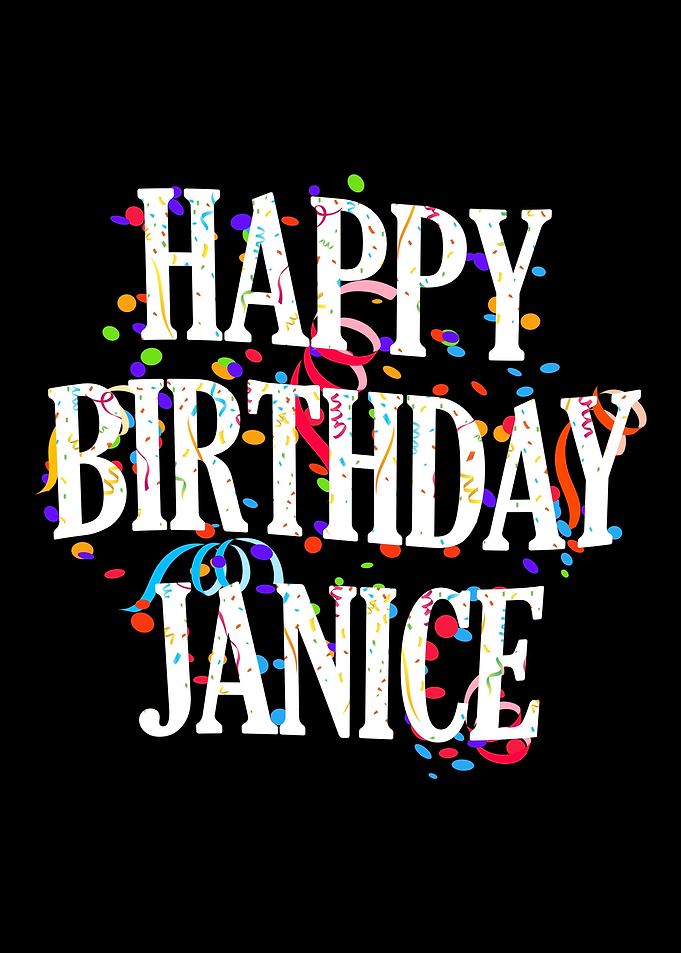 Happy Birthday Janice
