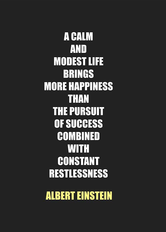 modest life