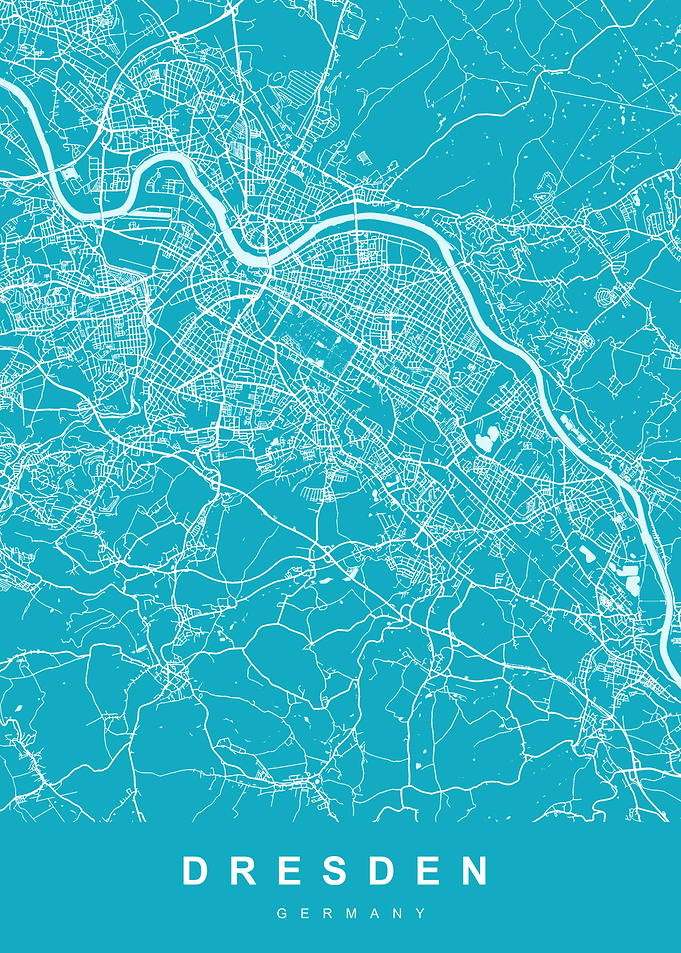 DRESDEN City Map Germany