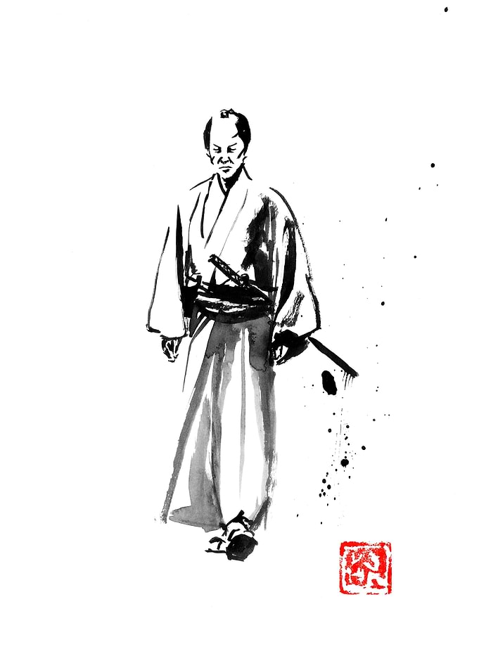 walking samurai