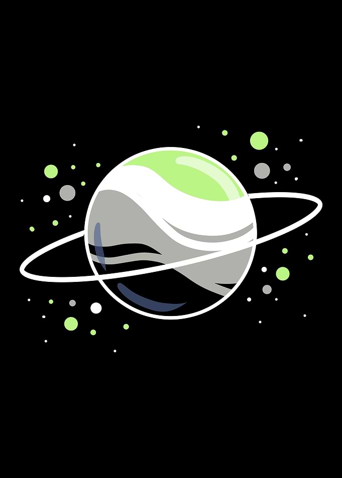 Agender Space Planet